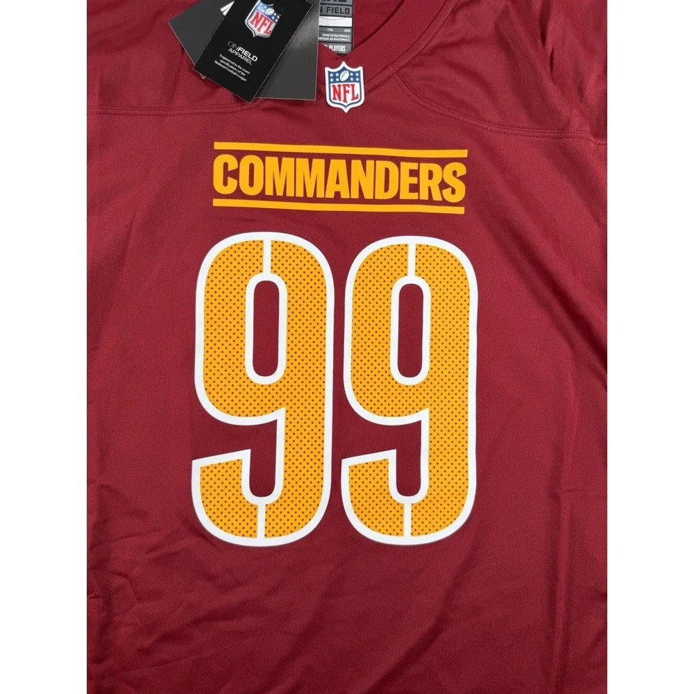 Washington Commanders Chase Young #99 Home Red Game Nike Jersey Men's L